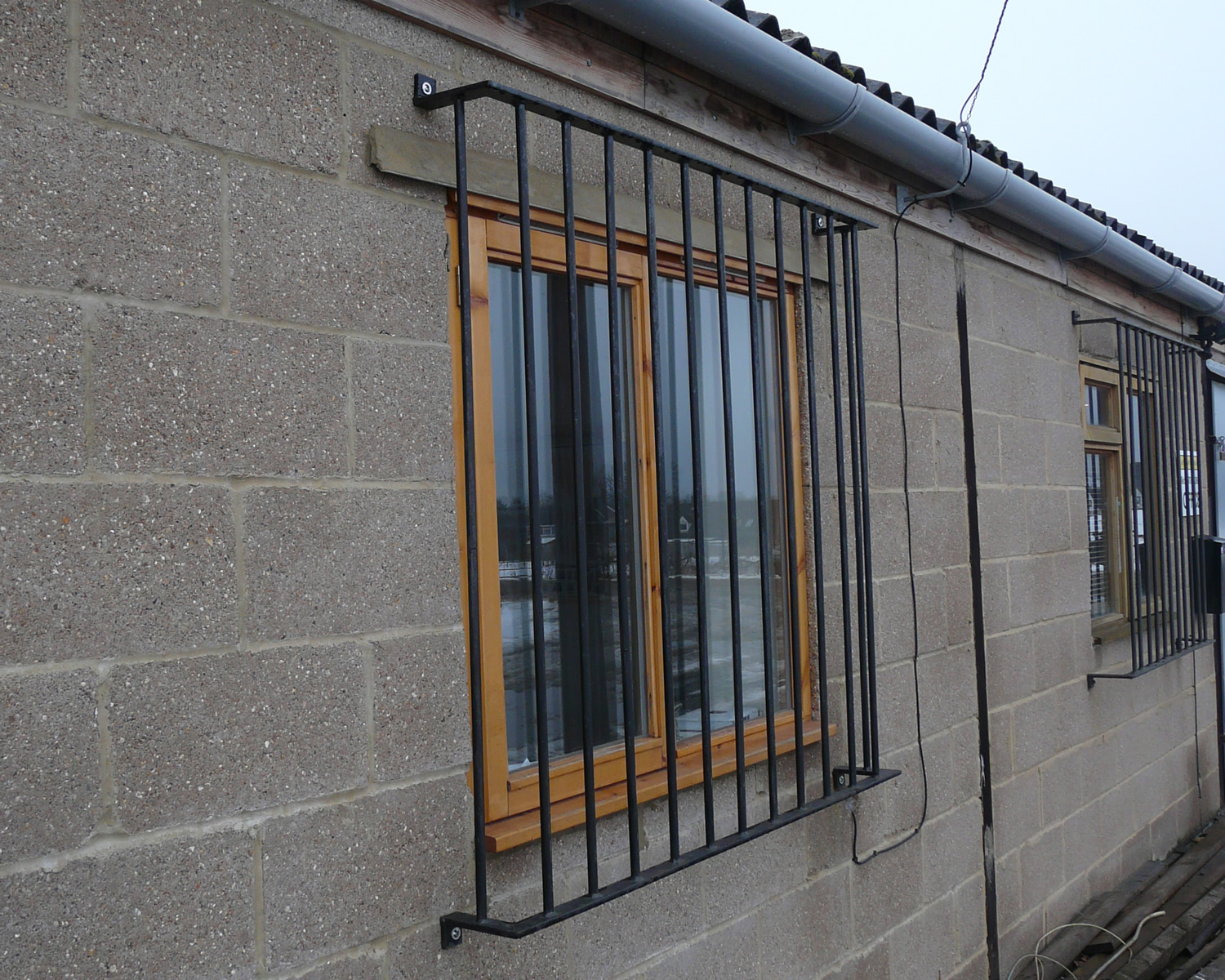 Metal security grilles for windows